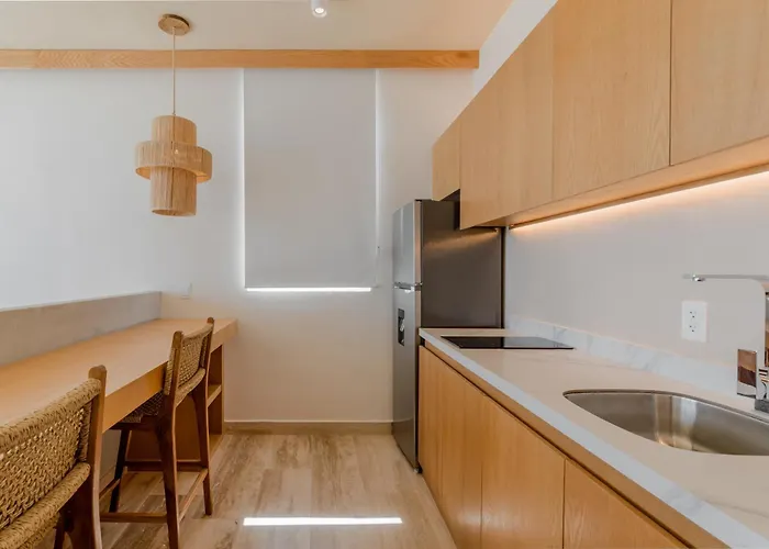 Live By The Sea - Luxury King Size Bed - Wifi Apartment Puerto Morelos