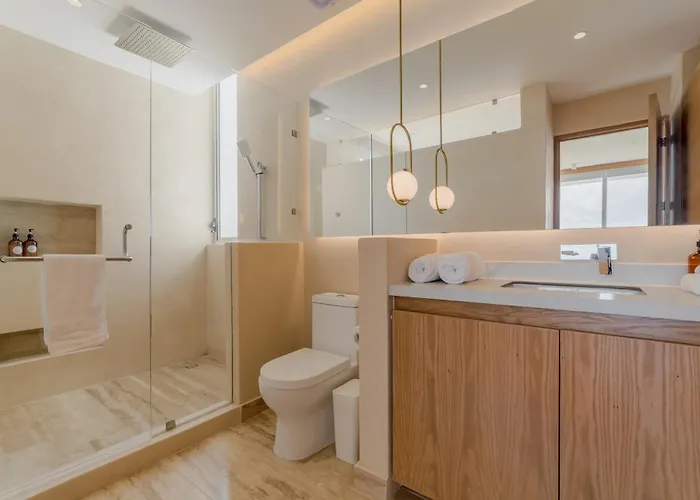 Live By The Sea - Luxury King Size Bed - Wifi Apartment Puerto Morelos