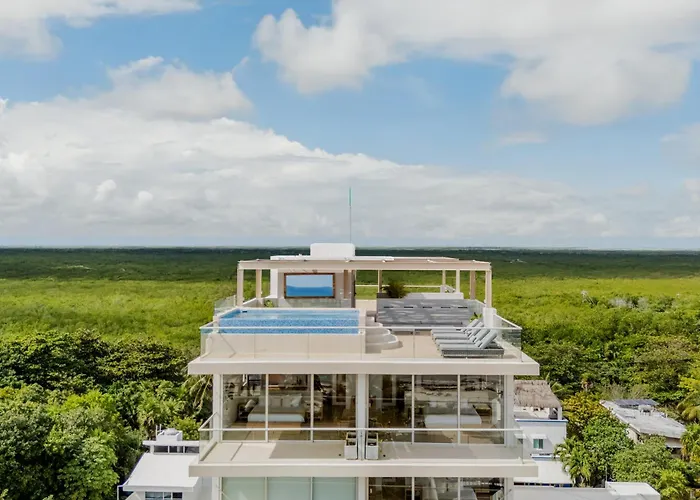 Apartment Live By The Sea - Luxury King Size Bed - Wifi Puerto Morelos
